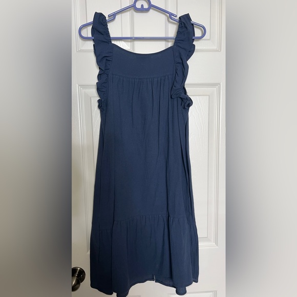 👗 NWT! Blue  Ruffle Cottage Dress - Picture 8 of 8